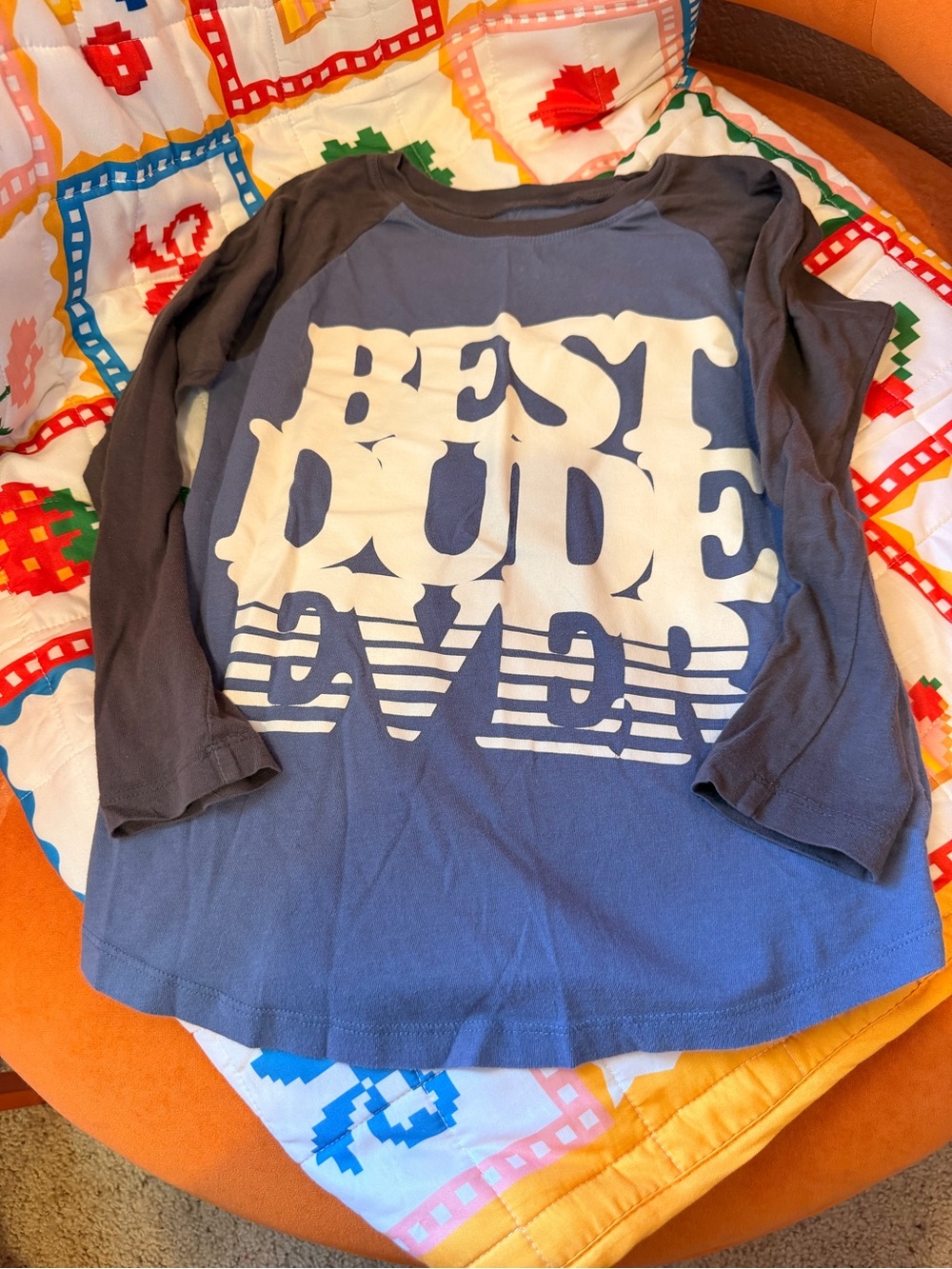 Tiny Whales, “Best Dude Ever" Long-Sleeve Tee, 8